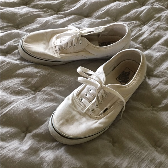 Vans | Shoes | White Vans Unisex Mens 